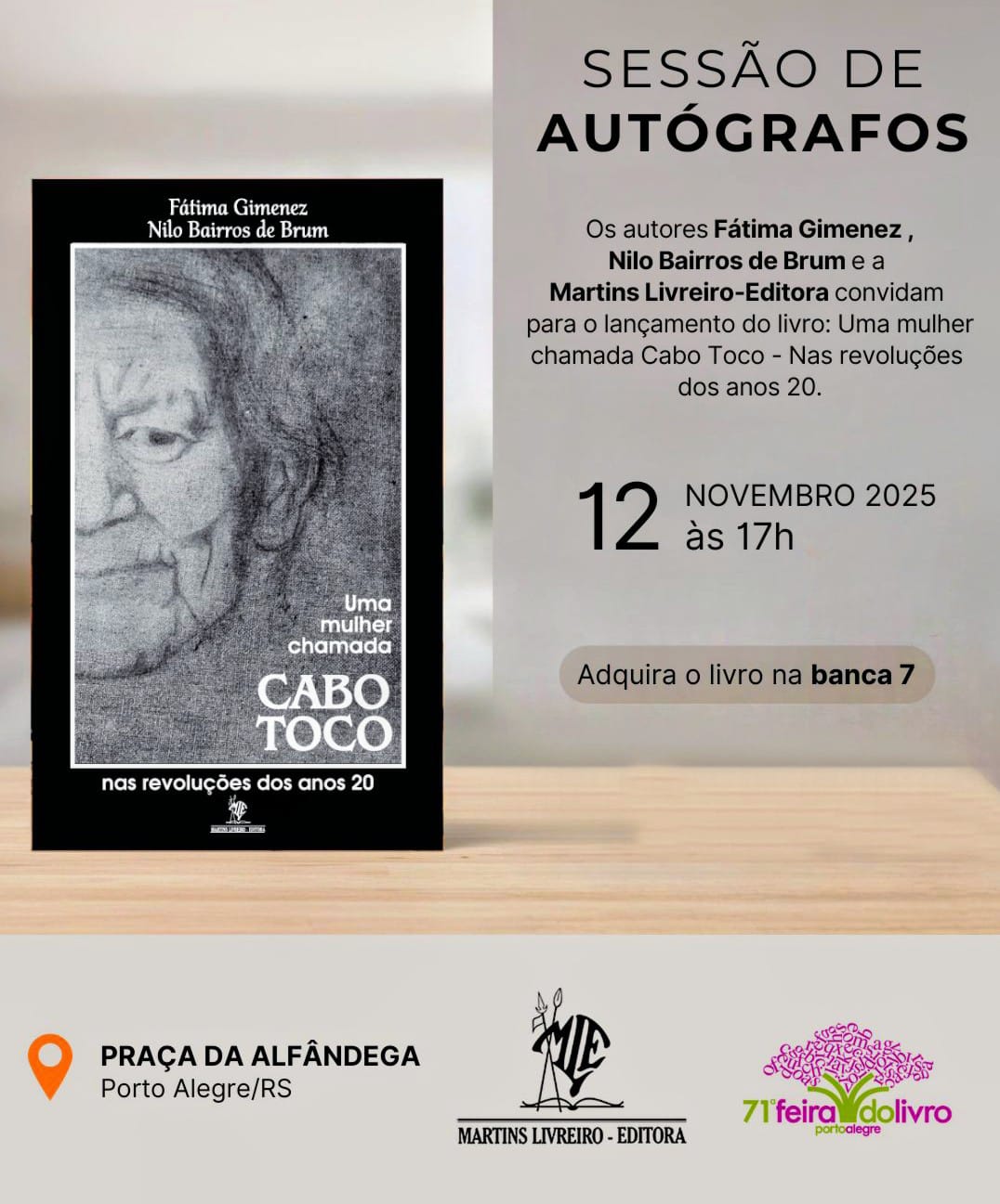 Livro Uma Mulher Chamada CABO TOCO